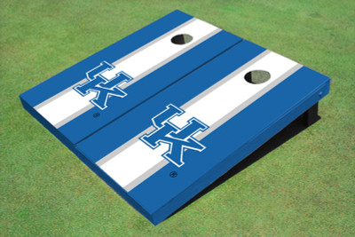 University Of Kentucky White Matching Long Stripe Cornhole Boards