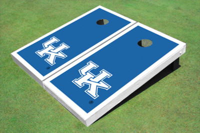 University Of Kentucky White Matching Border Cornhole Boards
