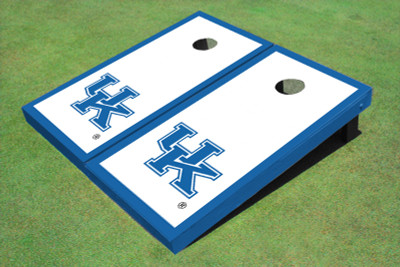 University Of Kentucky Blue Matching Border Cornhole Boards University Of Kentucky Blue Matching Border Cornhole Boards