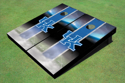 University Of Kentucky Field Matching Blue Long Strip Themed Cornhole Boards