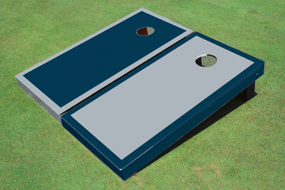 Gray And Navy Alternating Border Set Gray And Navy Alternating Border Set