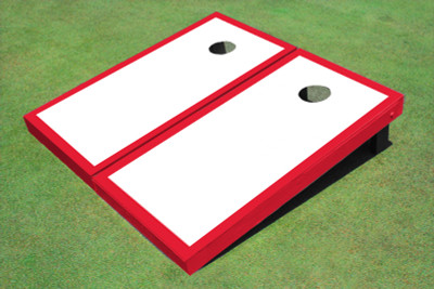 White And Red Matching Border Set White And Red Matching Border Set