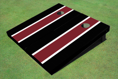 Maroon And Black Matching Long Stripe Set Maroon And Black Matching Long Stripe Set