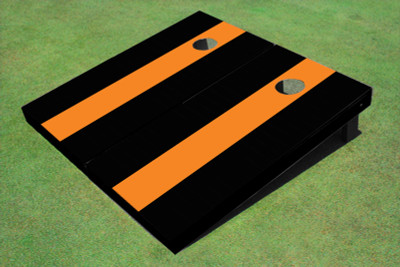 Orange And Black Matching No Stripe Long Stripe Set Orange And Black Matching No Stripe Long Stripe Set