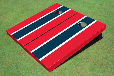 Red And Navy Matching Long Stripe Set Red And Navy Matching Long Stripe Set