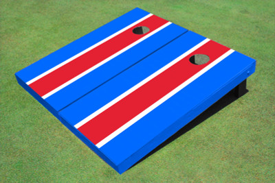 Red And Royal Matching Long Stripe Set Red And Royal Matching Long Stripe Set