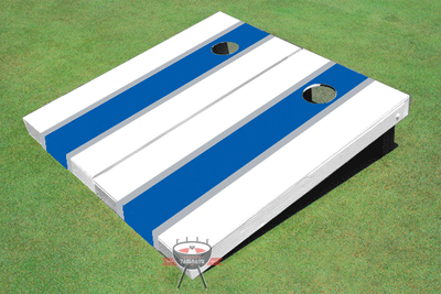 Royal And White Matching Long Stripe Set Royal And White Matching Long Stripe Set