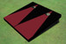 Maroon And Black Matching Triangle No Stripe Custom Cornhole Board Maroon And Black Matching Triangle No Stripe Custom Cornhole Board