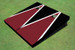 Maroon And Black Custom Cornhole Board - 1092 Maroon And Black Custom Cornhole Board - 1092