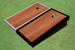 Rosewood Stained Center Gray And Black Border Cornhole Board Rosewood Stained Center Gray And Black Border Cornhole Board