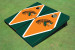 Florida Agricultural & Mechanical University Orange And Green Matching Diamond Cornhole Boards