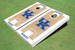 University Of Kentucky "UK" White Matching Basketball Court Custom Cornhole Board