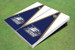 Georgia Southern University Head Logo Blue And White Matching Triangle Cornhole Boards