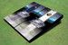 Georgia Southern University Head Logo Field Long Strip Alternating Themed Cornhole Boards