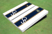 Georgia Southern University "GS" Blue And White Matching Long Stripe Custom Cornhole Board