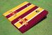 Iowa State University "I" Alternating Long Stripe Cornhole Boards