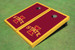 Iowa State University "I" Yellow Matching Border Cornhole Boards