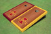 Iowa State University "I" Rosewood Alternating Border Cornhole Boards Iowa State University "I" Rosewood Alternating Border Cornhole Boards