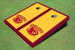 Iowa State University Cyclone Red Matching Border Cornhole Boards