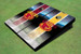 Iowa State University Cyclone Field Long Strip Alternating Themed Cornhole Boards
