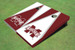 Mississippi State University "M" Alternating Triangle Cornhole Boards