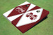 Mississippi State University "M" Alternating Diamond Cornhole Boards