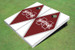 Mississippi State University "M" Maroon And White Matching Diamond Cornhole Boards