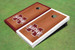 Mississippi State University "M" Rosewood Alternating Border Cornhole Boards