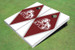 Mississippi State University Bulldog Maroon And White Matching Diamond Cornhole Boards