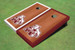 Mississippi State University Bulldog Rosewood Alternating Border Cornhole Boards