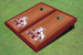 Mississippi State University Bulldog Maroon Rosewood Matching Border Borders Cornhole Boards