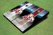 Mississippi State University Bulldog Field Long Strip Alternating Themed Cornhole Boards