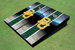 Baylor University BU Field Long Strip Matching Hunter Green Custom Cornhole Board