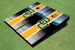 Baylor University BU Field Long Strip Matching Yellow Custom Cornhole Board