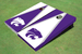 Kansas State University Wildcats Alternating Triangle Cornhole Boards