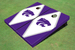 Kansas State University Wildcats White And Purple Matching Diamond Cornhole Boards