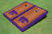 Kansas State University Wildcats Purple Rosewood Matching Border Borders Cornhole Boards