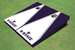 Kansas State University Wildcats Word Mark White And Purple Matching Triangle Cornhole Boards