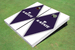Kansas State University Wildcats Word Mark Purple And White Matching Diamond Cornhole Boards