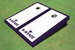 Kansas State University Wildcats Word Mark Purple Matching Border Cornhole Boards