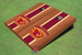 Iowa State University Cyclone Red Rosewood Matching Long Strip Cornhole Boards
