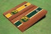 Baylor University Bear Rosewood Alternating Long Stripe Custom Cornhole Board Baylor University Bear Rosewood Alternating Long Stripe Custom Cornhole Board
