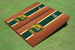 Baylor University Bear Green Rosewood Matching Long Strip Custom Cornhole Board