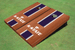 Kansas State University Wildcats Word Mark Purple Rosewood Matching Long Stripe Cornhole Boards