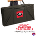 Georgia Southern University "GS" Rosewood Alternating Long Stripe Custom Cornhole Board