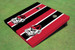 University Of Georgia "Hairy Dawg" Alternating Long Stripe Cornhole Boards