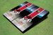 University Of Georgia "Hairy Dawg" Field Long Stripe Matching Red Themed Cornhole Boards