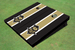 University Of Central Florida "Knightro" Gold And Black Matching Long Stripe Custom Cornhole Board