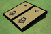University Of Central Florida "Knightro" Gold And Black Matching Borders Custom Cornhole Board