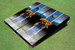 University Of Kentucky Wildcat Field Matching Blue Long Strip Themed Cornhole Boards
